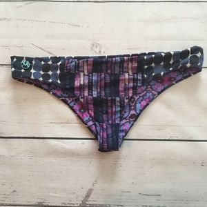 Maaji Bluee Dot Reversible Bikini Bottoms